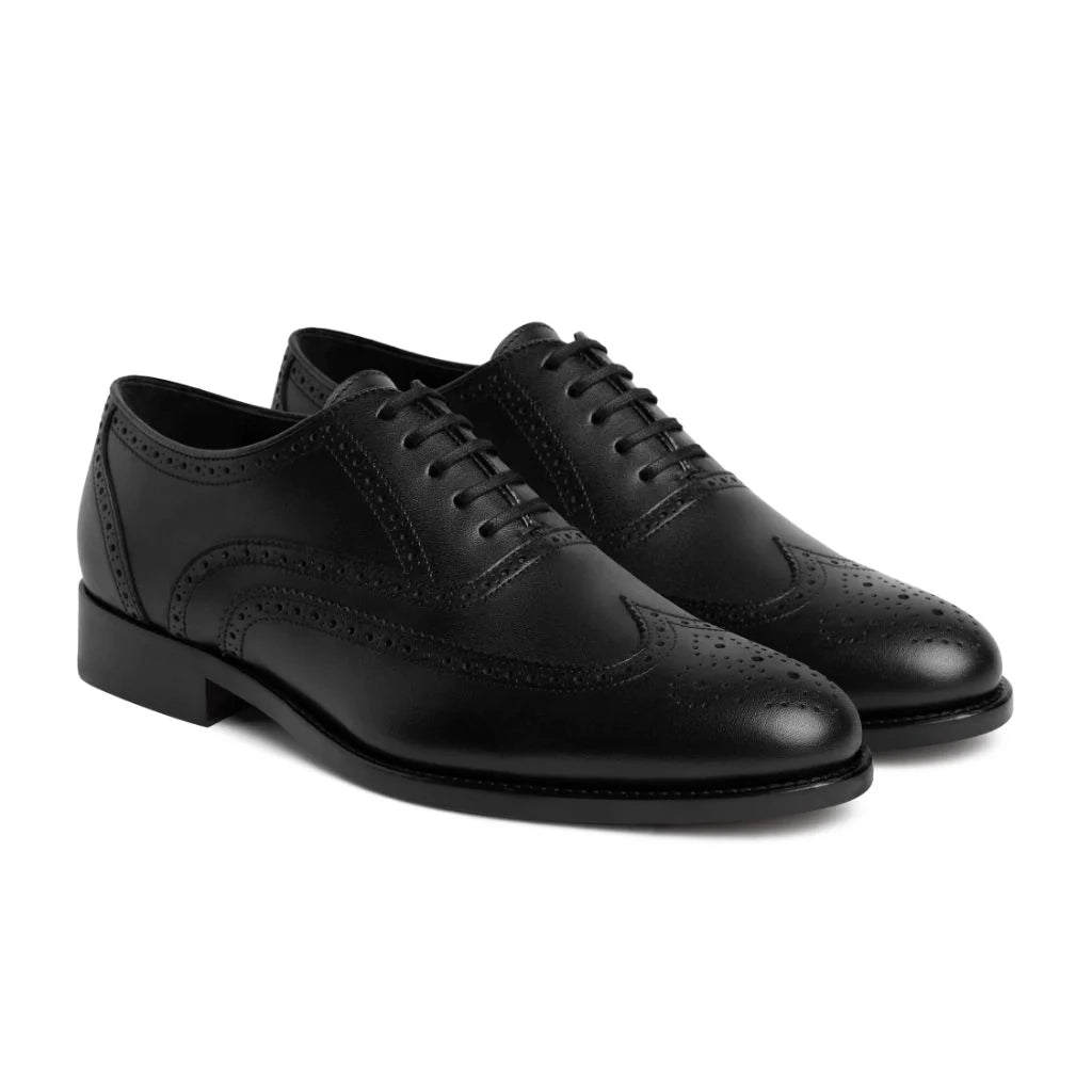 Aviator Black Formal Shoes