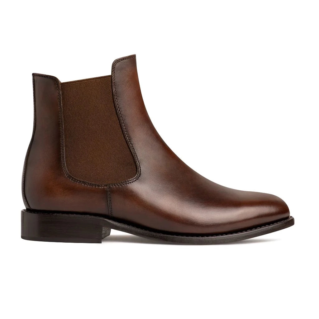 Rich Mahogany Chelsea Boots