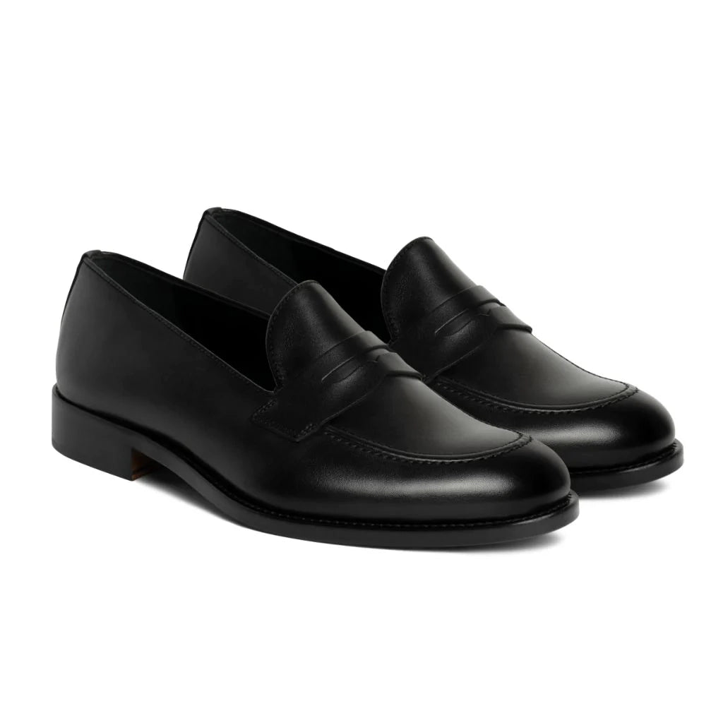 Lincoln Black Loafer Shoes